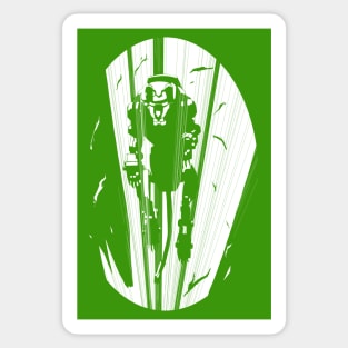 Green Lion Launch Sticker